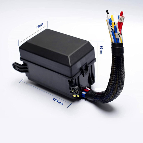 P Caja De Relés De Fusibles Bloque De Relés Universal De 12v