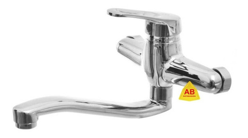 Grifo Canilla Para Cocina Monocomando Horizontal Cromado F