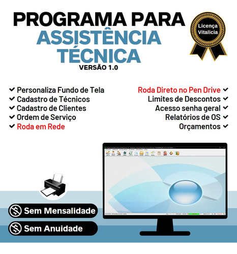 Programa Sem Mensalidade Para Loja De Informática V1.0
