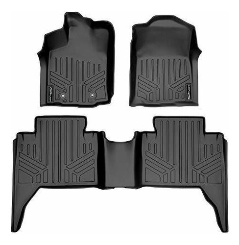 Tapetes - Maxfloormat Floor Mats 2 Filas Set Negro Para 