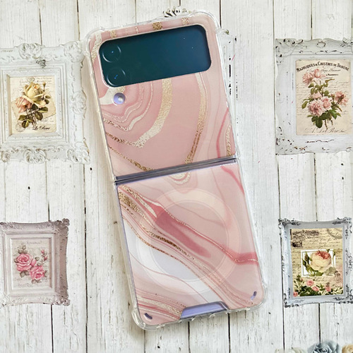 Funda Tpu Mármol Para Samsung Galaxy Z Flip 3 5g