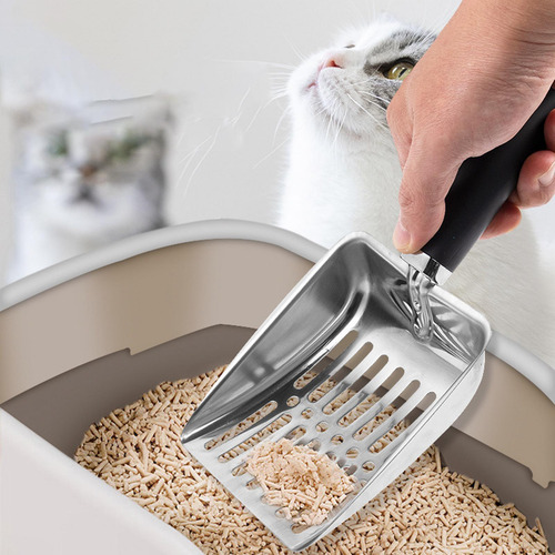 Colher Para Areia De Gato, Peneira De Metal Para Gatinhos,