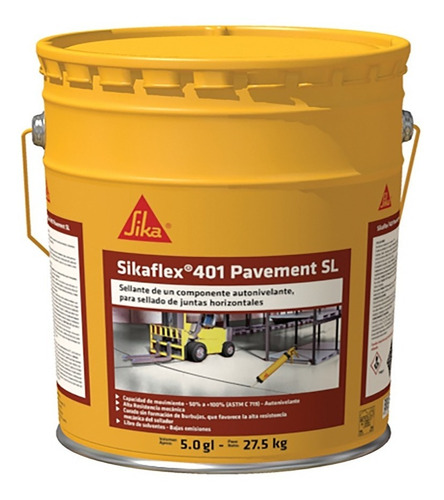 Sikaflex-401 Pavement Sellante Autonivelante En Pisos 5gl