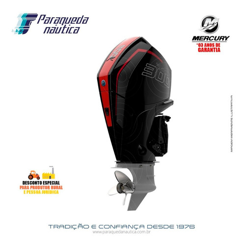 Motor De Popa Mercury 4t 300hp R L V8 Dts Verado Racing