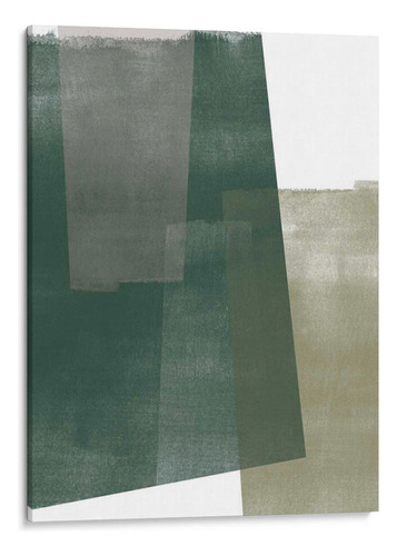 Canvas Lab Cuadro Geometría Verde Ii 120x160
