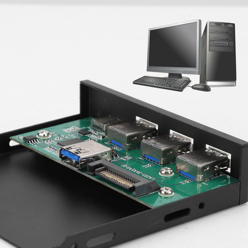 Panel Frontal De Pc De 3 Puertos Usb3.0 + 1 Puerto Usb3.1 Ti