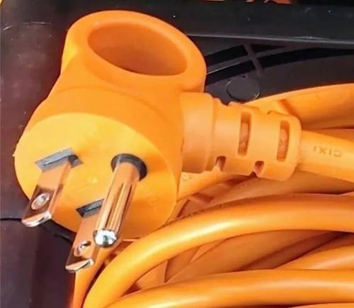 Extension Electrica Retractil Carrete 10 Mts 4 Cont Uso Rudo