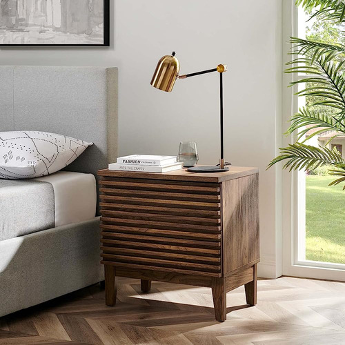 Modway Render Mid-century Modern Two-drawer Bedside End Tabl