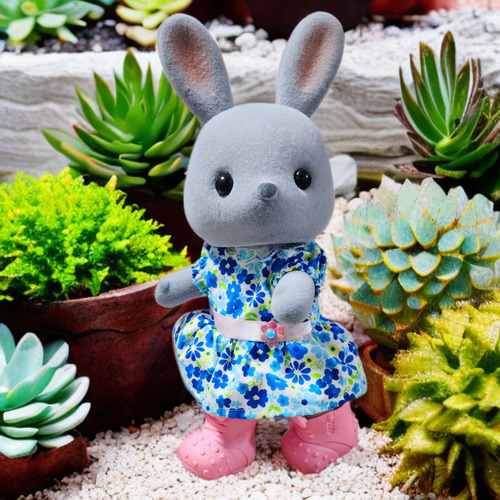 Muñeco Conejo De Algodón Flockado Ternurin Gigante 35 Cm