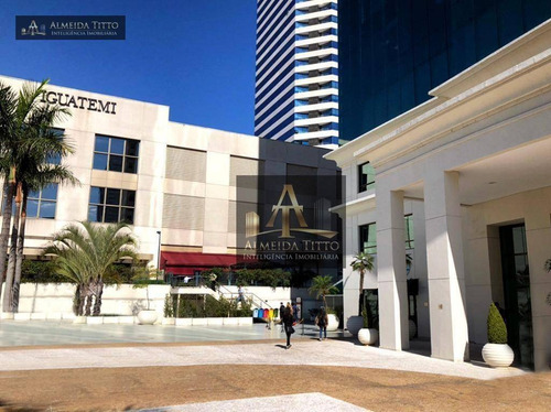 Excelente Sala Comercial Para Locação No Edifício West Point Em Alphaville/sp Área Total 322 M², 10 Vagas De Estacionamento - Confira! - Sa0452