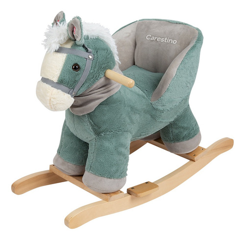 Mecedor Peluche Caballo Verde