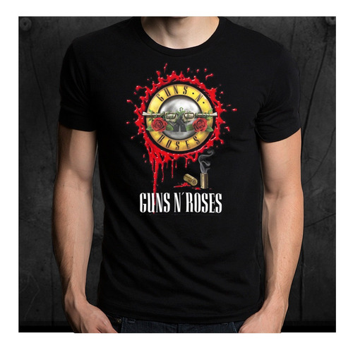 Remera Bandas Rock Guns N Roses Logo