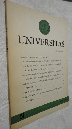 Revista Universitas - Nro 51 Junio 1979