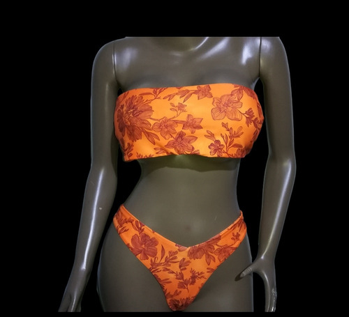 Traje De Baño Panty V Traje De Baño Naranja 