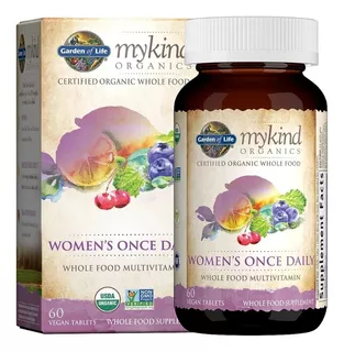 Multivitamínico Para Mujer Garden Of Life 60 Tabletas Stock