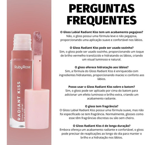 Gloss Labial Ruby Rose Radiant Kiss Rk50 Hb-l6400-5