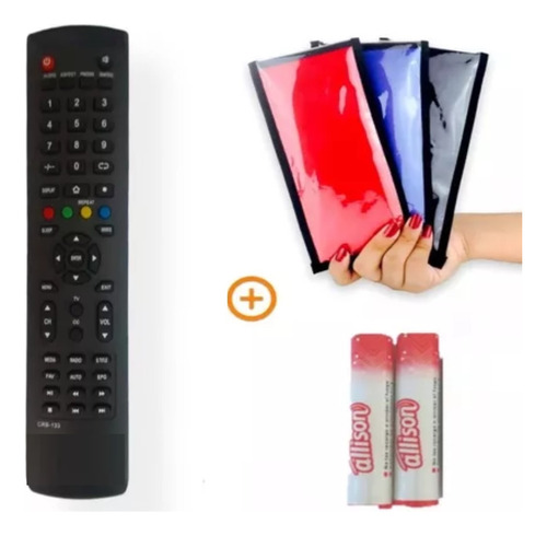 Control Para Tv Electrosonic Model: Eo19-tled + Funda 