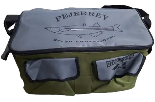 Bolso Pesca Depredador Pejerrey Grande Impermeable Cordura