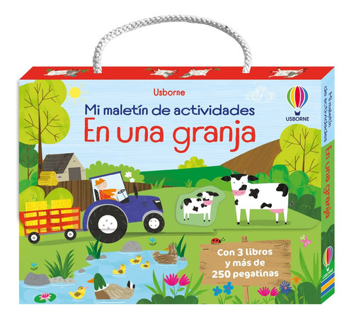 Mi Maletin De Actividades En Una Granja, De Greenwell, Jessica. Editorial Usborne En Español, 2025