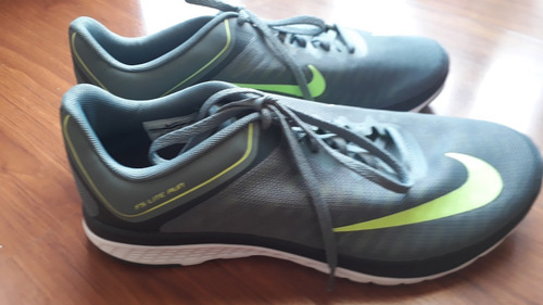 Tenis Nike Usado 1 Vez - Número 41 Cinza E Verde