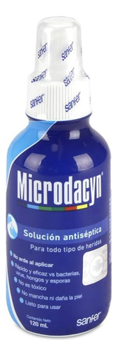 Solucion Microdacyn Esterilizante Y Antiseptica De 120ml