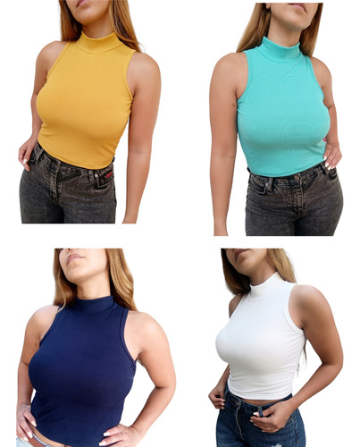 Croptops Cuello Tortuga 