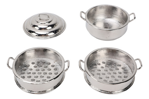 Vaporizador De Cocina En Miniatura A Escala 1:12, Cesta De A