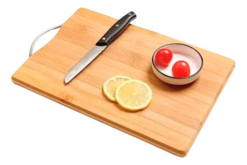 Tabla Picar Bambu Cocina Tabla Cortar Bamboo 24x34cm
