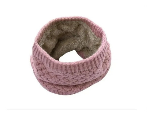 Gola Feminina Lã /cachecol Forrado Gola Cor Rosa Desenho Do Tecido Liso