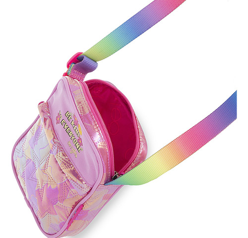 Bolsa Niñas Crossbody Cloe Janat Mediano Color Rosa