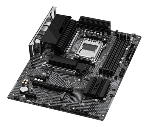 Placa Mãe Asrock B650 Pg Lightning Socket Am5 Ddr5 Preto