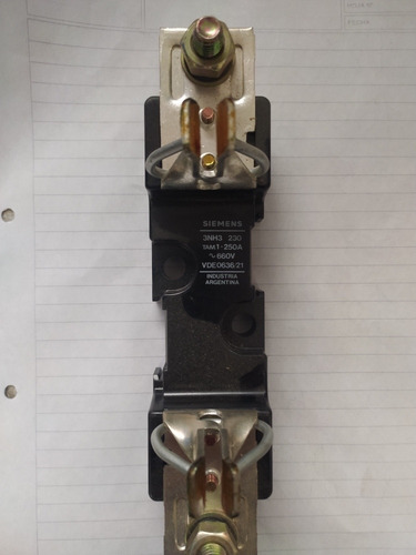 Base Portafusible Siemens Nh T1 250a 660v