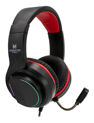 Auriculares Monster Gamer Snap Mic Rgb Aux Usb Ps4 Xbox One