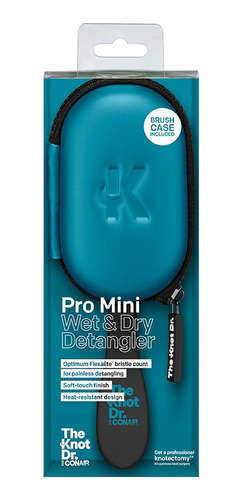 Cepillo Knot Dr Pro Mini Con Estuche Conair 2 Pzas 95334mx