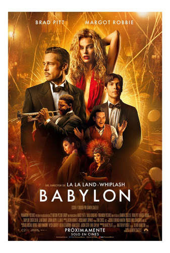 Póster Babylon 2023 Original Y Oficial De Cine