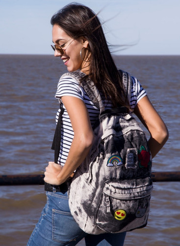Mochila Jean Parches Urbana Quaglia Jp101