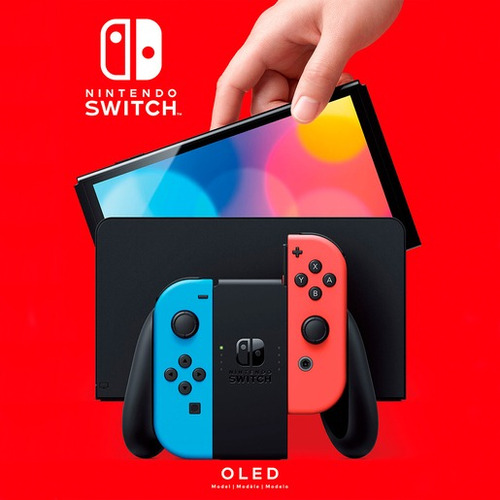 Nintendo Switch Oled - 64gb - 12m Garantia