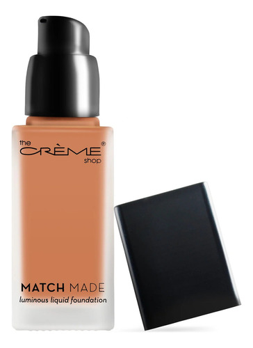 Base de maquillaje líquida The Crème Shop Match made MATCH MADE luminous liquid foundation tono 33 - 30g