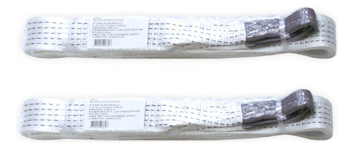 Pack X 2 Linga Eslinga Remolque Amarre Tela 5 Metros 5000 Kg