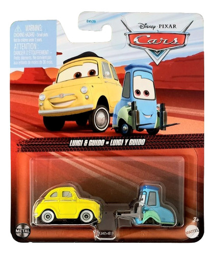 Luigi Y Guido Cars Metal 2 Disney Pixar Mattel