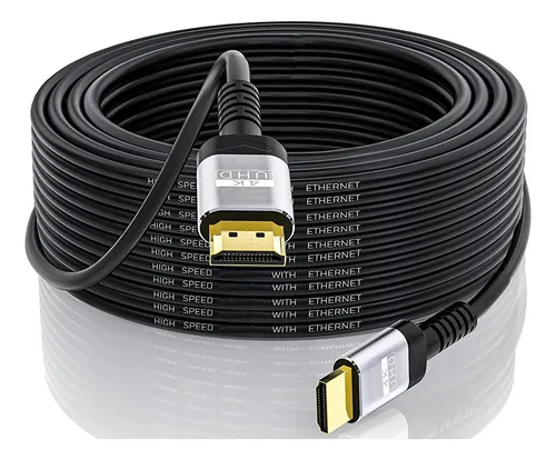 Gio Cable Hdmi 10 Metros 4k Blindado Uso Rudo Alta Calidad