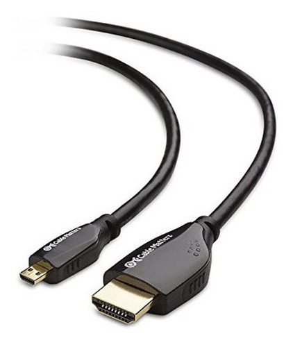 El Cable Es De Alta Velocidad Micro-hdmi (tipo D) A Hdmi (ti