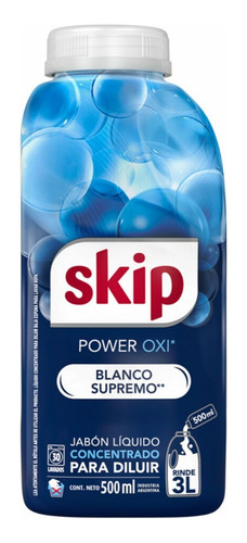 Skip Diluir X500 Power Oxi Blanco Supremo  