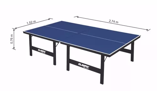 Mesa de ping pong cor preta mdp 15mm 1010 klopf + kit Completo