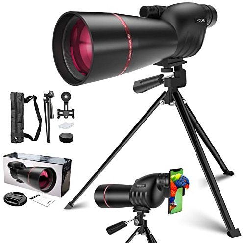 Monoculares De 75x60 Adultos, Monocular De Alta Potenci...