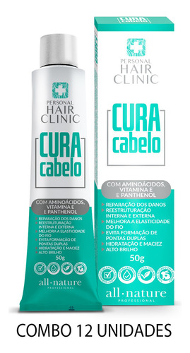 Cura Cabelo Hair Clinic All Nature - 12 Unds.