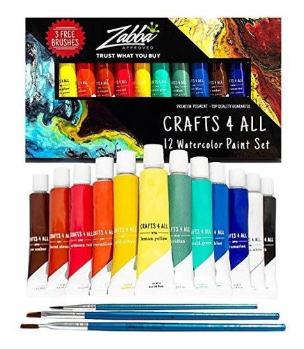 Juego De Pinturas De Acuarela Multicolor De Alta Calidad