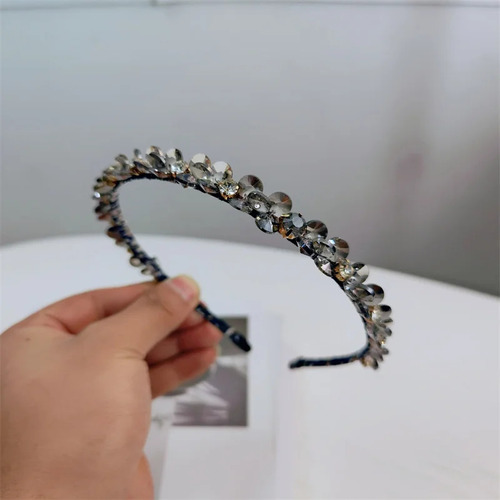 Diadema Hecha A Mano De Cristal Para Mujer, Accesorios Para