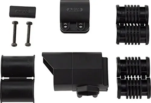 Lucchetto ABUS 440A USH - Antifurto Bici, Allarme 100 DB, Nero, 23 Cm