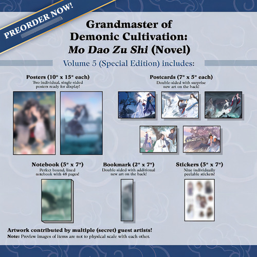 Grandmaster Of Demonic Cultuvation: Mo Dao Zu Shi (novel) Vol. 5: Mo Dao Zu Shi, De Mo Xiang Tong Xiu., Vol. 5. Editorial Seven Seas, Tapa Blanda, Edición Edición Limitada En Inglés, 2023